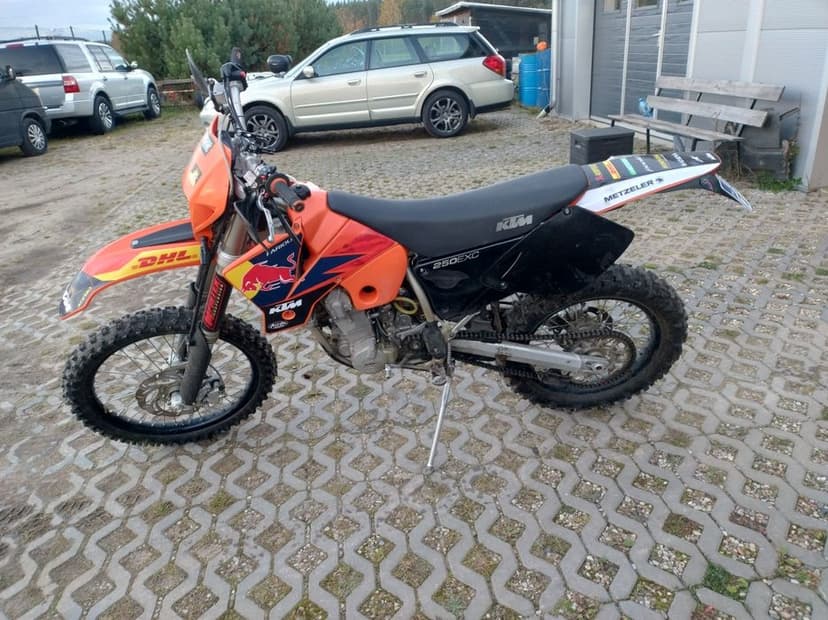KTM 250F exc Racing, zarejestrowany