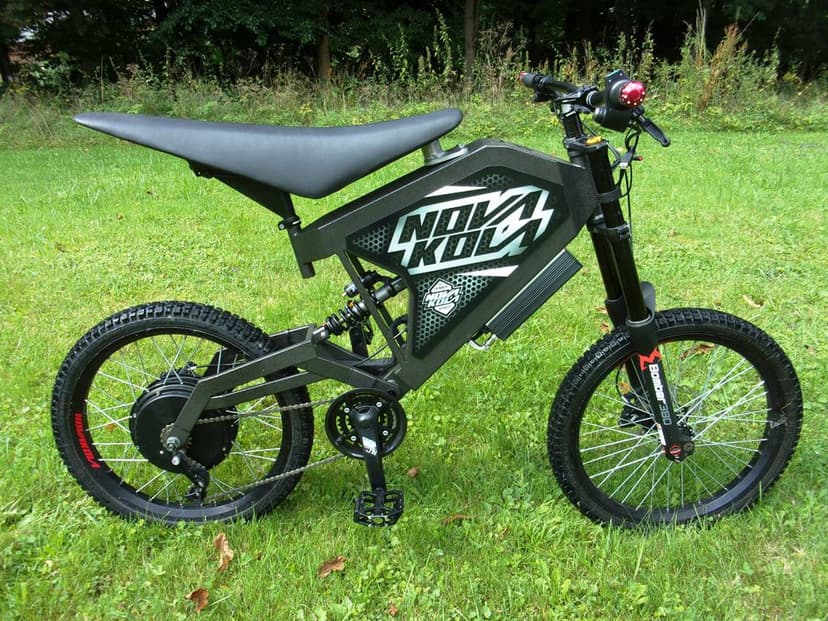 Elektromotorka 7kW se šlapátky, můžete všude jako na kole