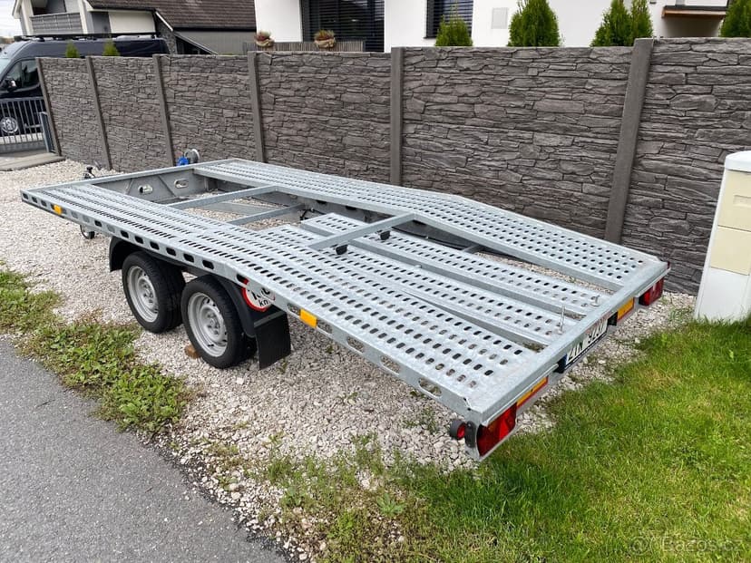 Přívěsný vozík, autopřepravník 410x200cm 2700kg