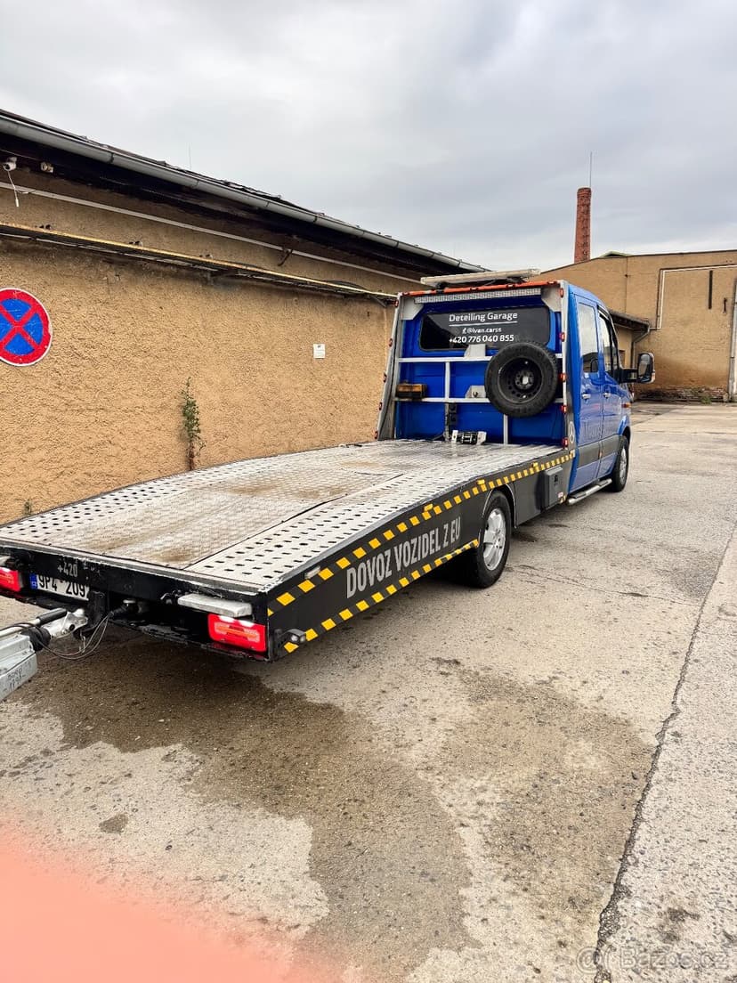 Prodám odtahový speciál Mercedes Sprinter na skupinu B s mot