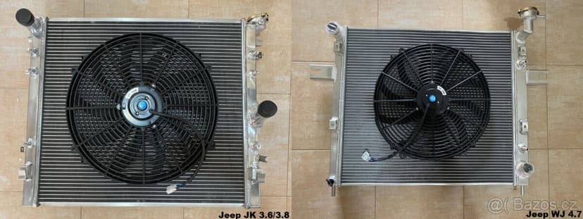 Celohliníkové chladiče JEEP a jiné offroad doplňky