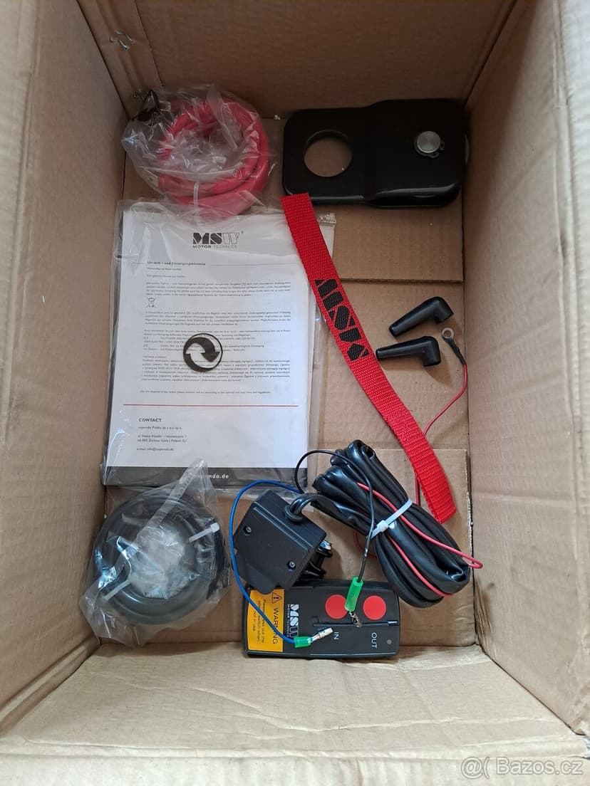 Lanový naviják 1590kg dálkové ovládání