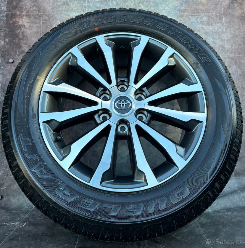 Orig. Alu kola Toyota Land Cruiser,Hilux 265/55/19 100%STAV
