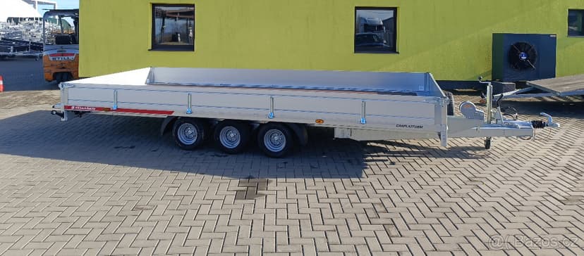 3-osý brzděný přívěs 5070x2110 mm (3,5t)