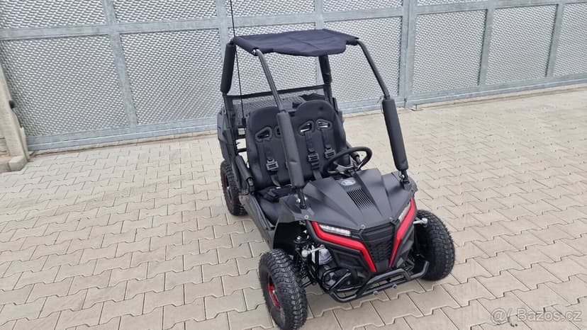 Buggy MiniRocket Cheetah 163ccm Mini 5-10let, Červ
