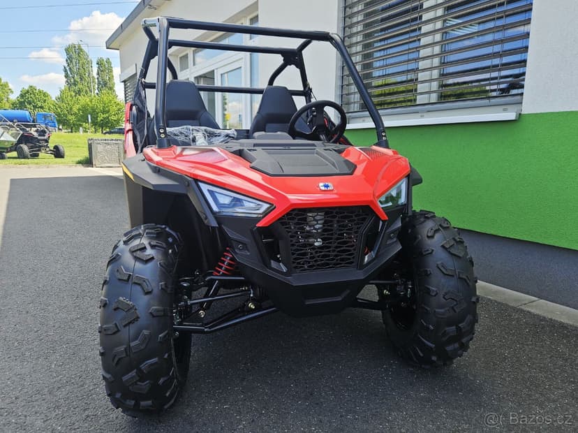 POLARIS RZR 200 červený dětská čtyřkolka bugina