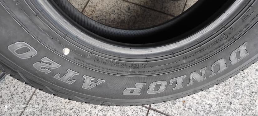 195/80 R15 96 S M+S Dunlop Grandtrek AT 20