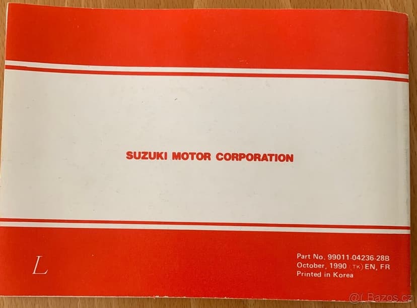Manuál SUZUKI LT50, 90. léta