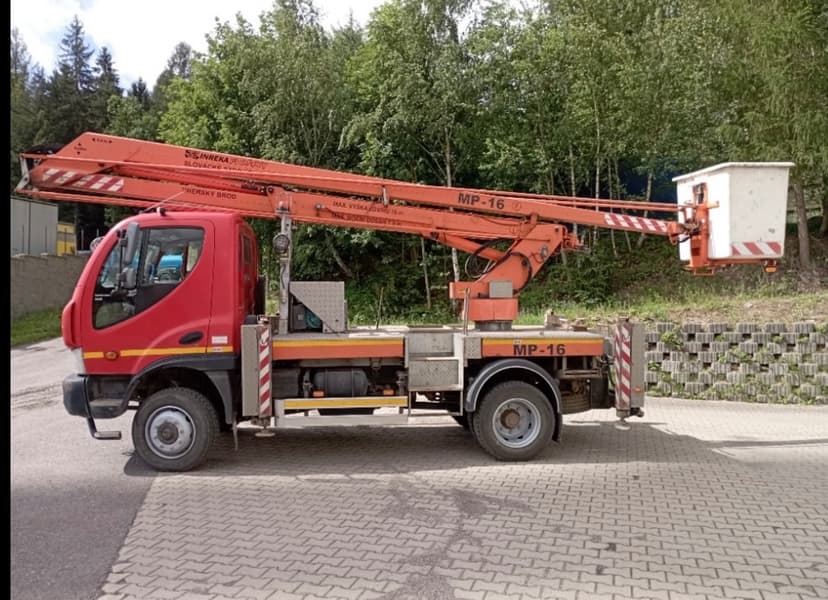 Avia D120 - montážní plošina