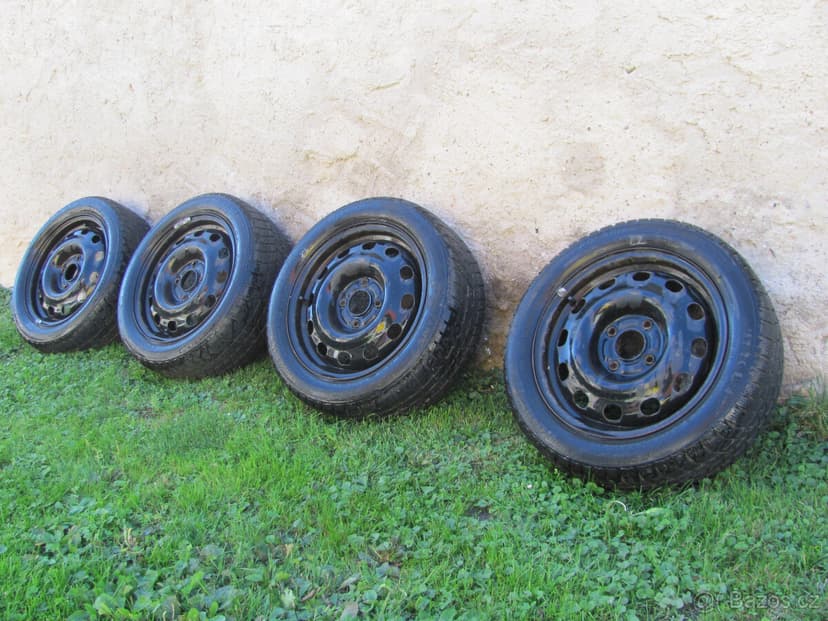 ZIMNÍ PLECHOVÁ KOLA 15" - 4x108 - 195/50/R15