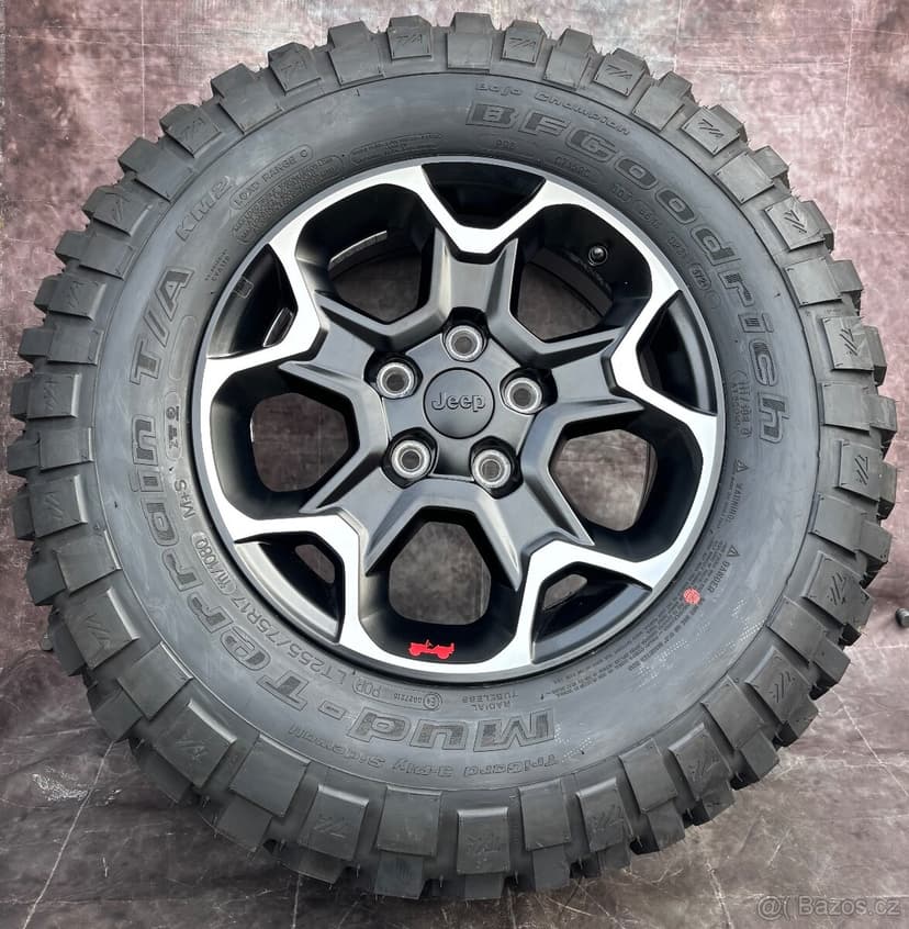 Originál alu kola Jeep 255/75/17