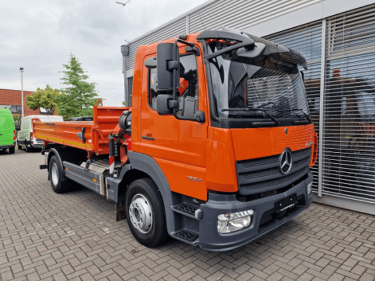 Mercedes-Benz Atego 1224 - sklápěč s hydraulickou rukou