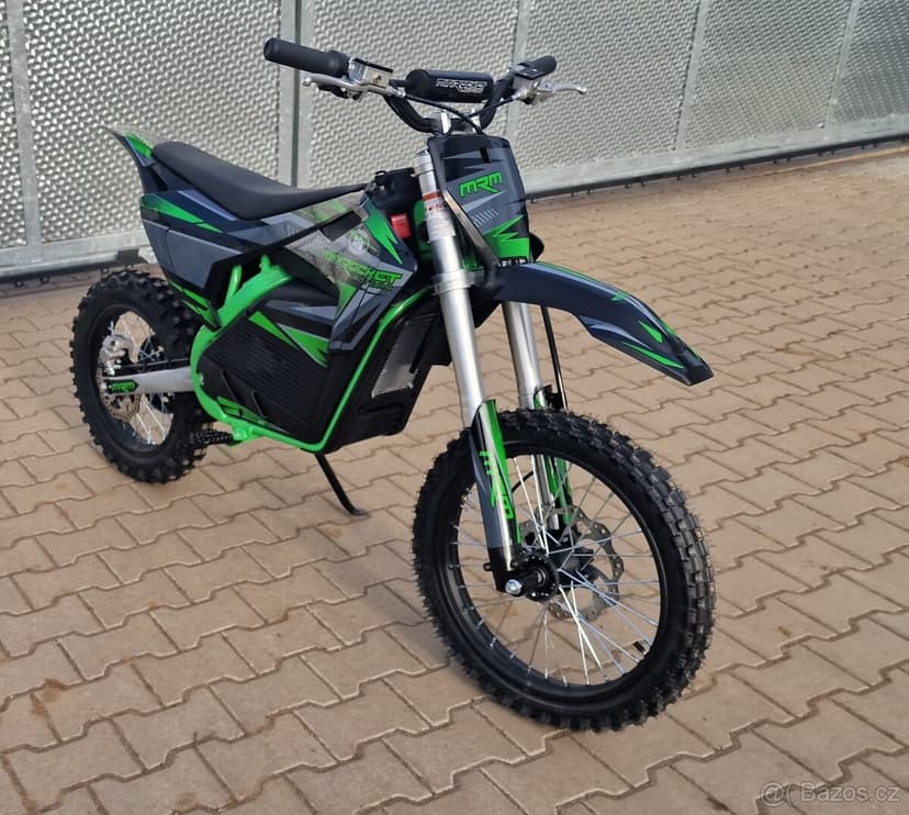 Dětská elektrická motorka pitbike MRM EcoPit 5000W 72V, kola