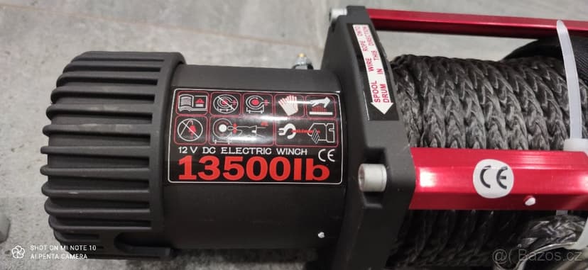 Prodám nový naviják 13500LBS 12V se syntetickým lanem