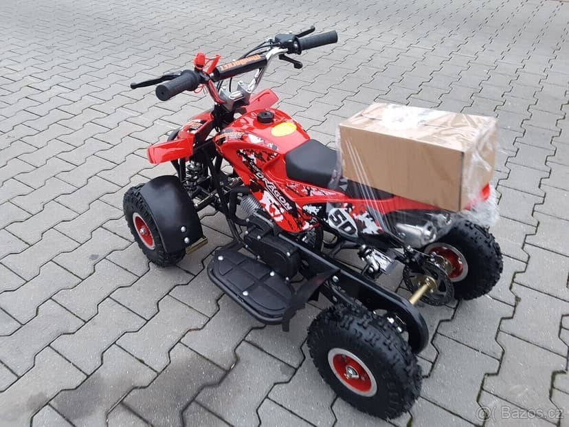 Dětská čtyřkolka Dragon II Sport 49ccm cer
