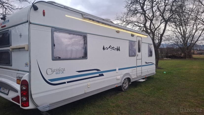 Obytný príves, karavan Adria Classica 663 UK (rok 2008)