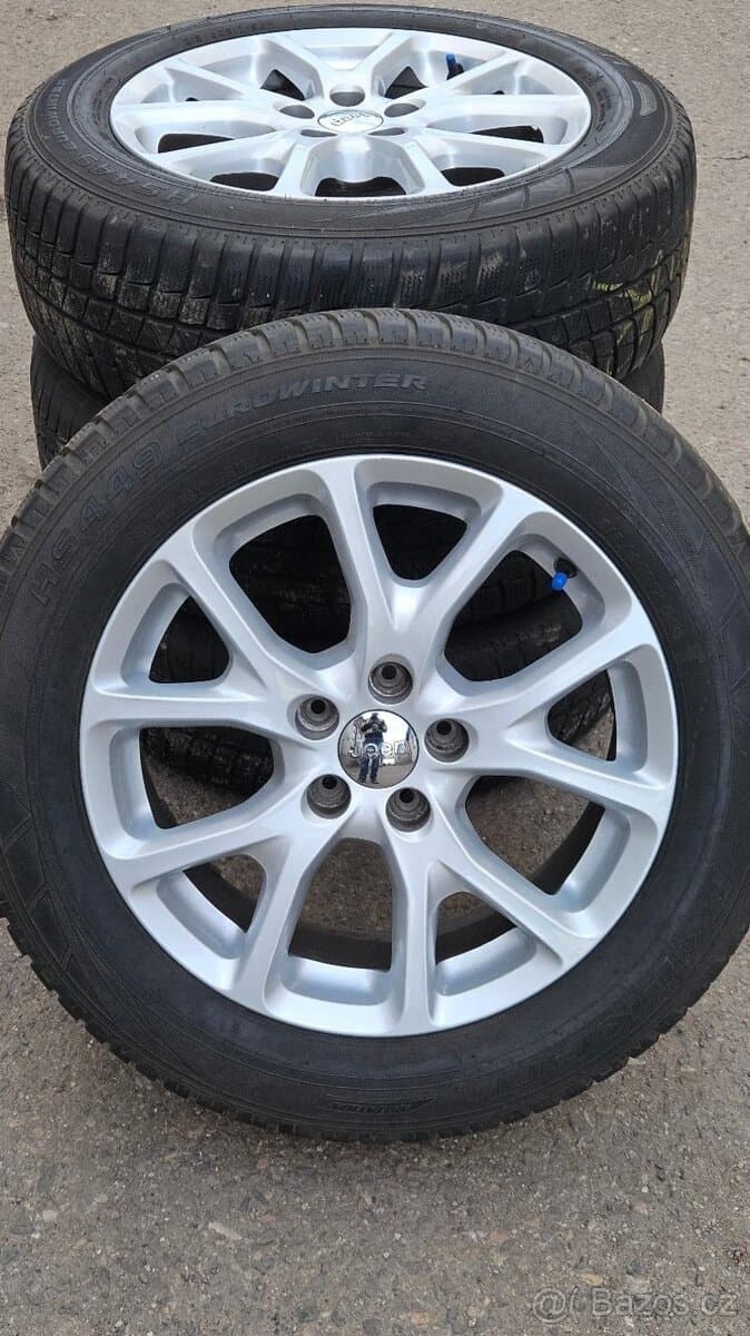 Originální ALU kola Jeep Cherokee, Compass R17 5x1