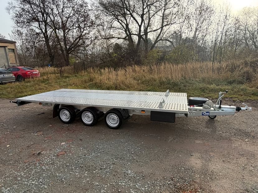 Prodám nový 3-nápravový plato přívěs BLYSS 3500 kg