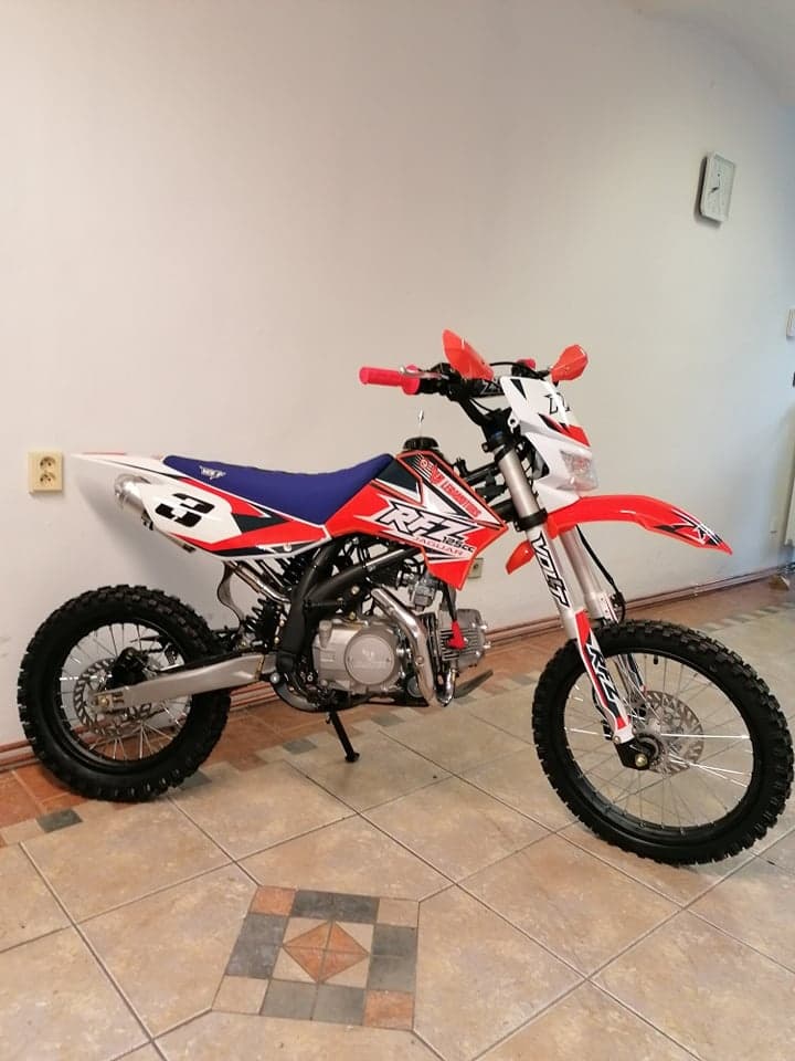 Pitbike By Apollo Jaguar 125cc 17/14 E-Start Oranžová