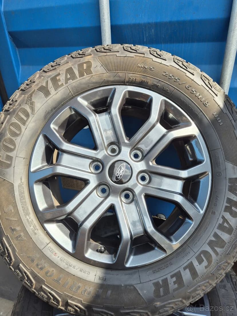 Letní sada Ford Ranger + vw Amarok 6x139,7 zánovní pneu