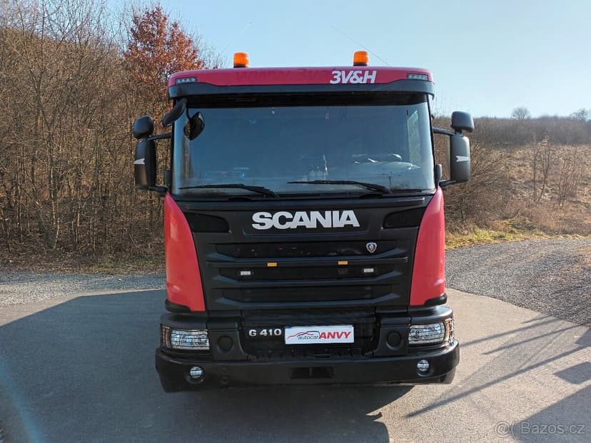 Scania G410 +Fassi 545+valník,ČR,1MAJ