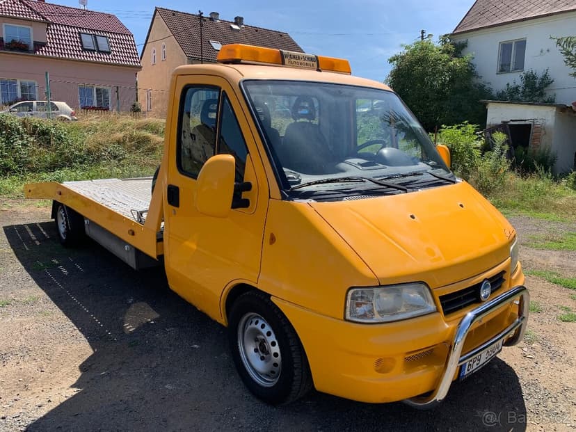 Prodám Odtahovku Fiat Ducato 2,8jtd 94kw, 3,5t, Nová STK.