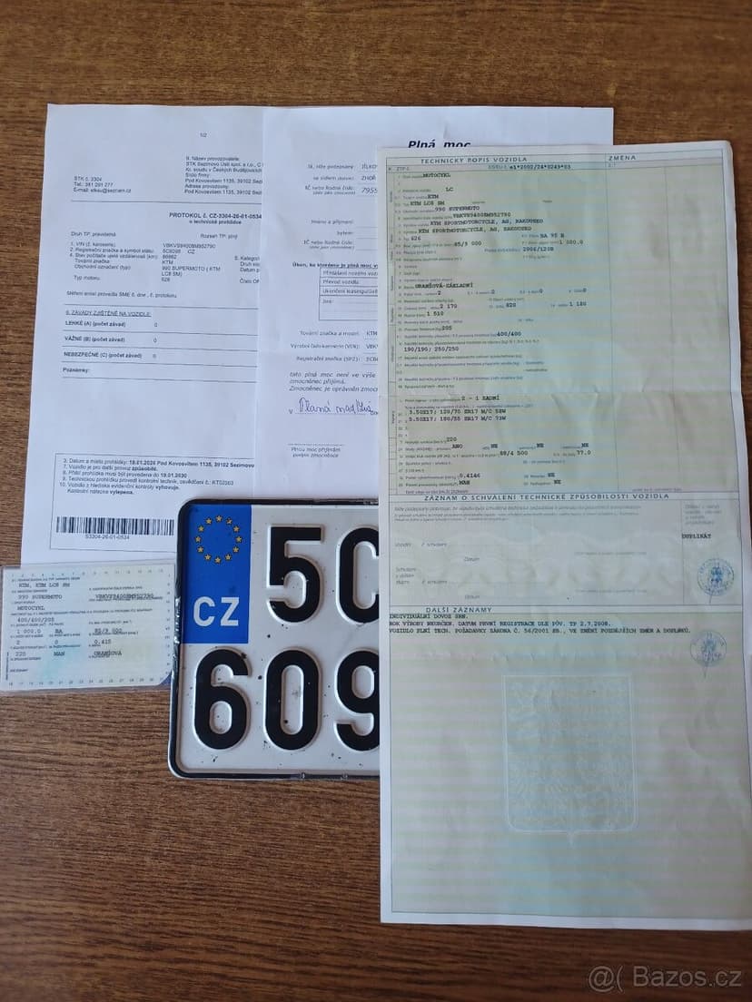 KTM LC8 990 SM - NÁHRADNÍ DÍLY