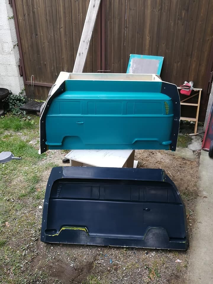 VW T2 T2A bus, forma pro výrobu autíčka