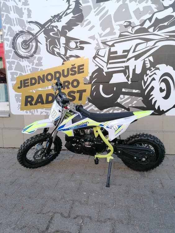 Pitbike Spirit 90 12/10 Automat žlutá