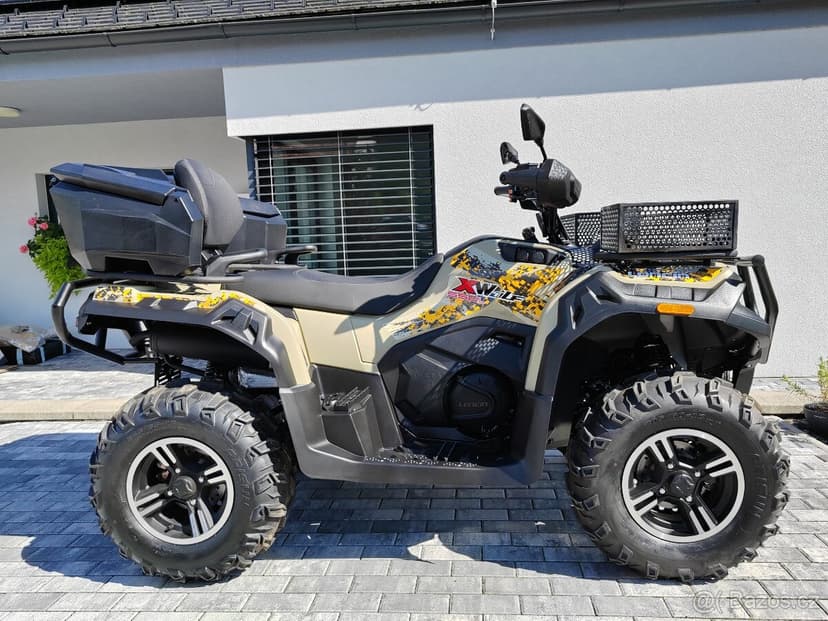 Loncin 550 wolf bílá i žlutá spz