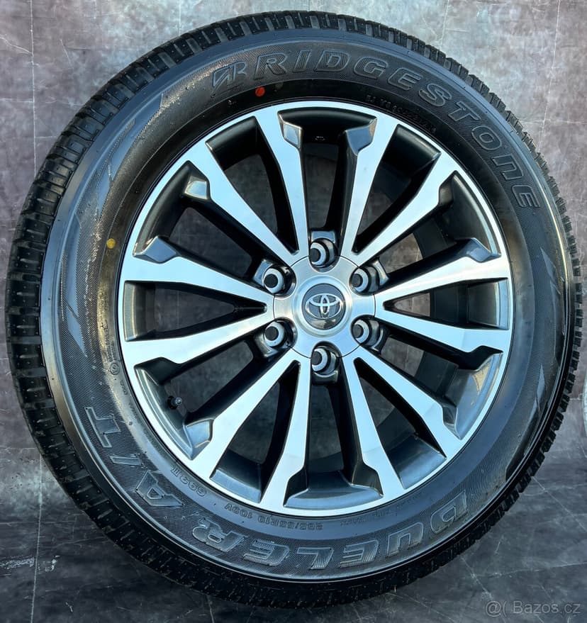 Orig. Alu kola Toyota Land Cruiser,Hilux 265/55/19 100%STAV