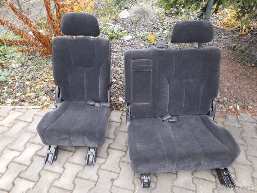 Sedačky saangyong rexton 1,vyhřívané, textilní