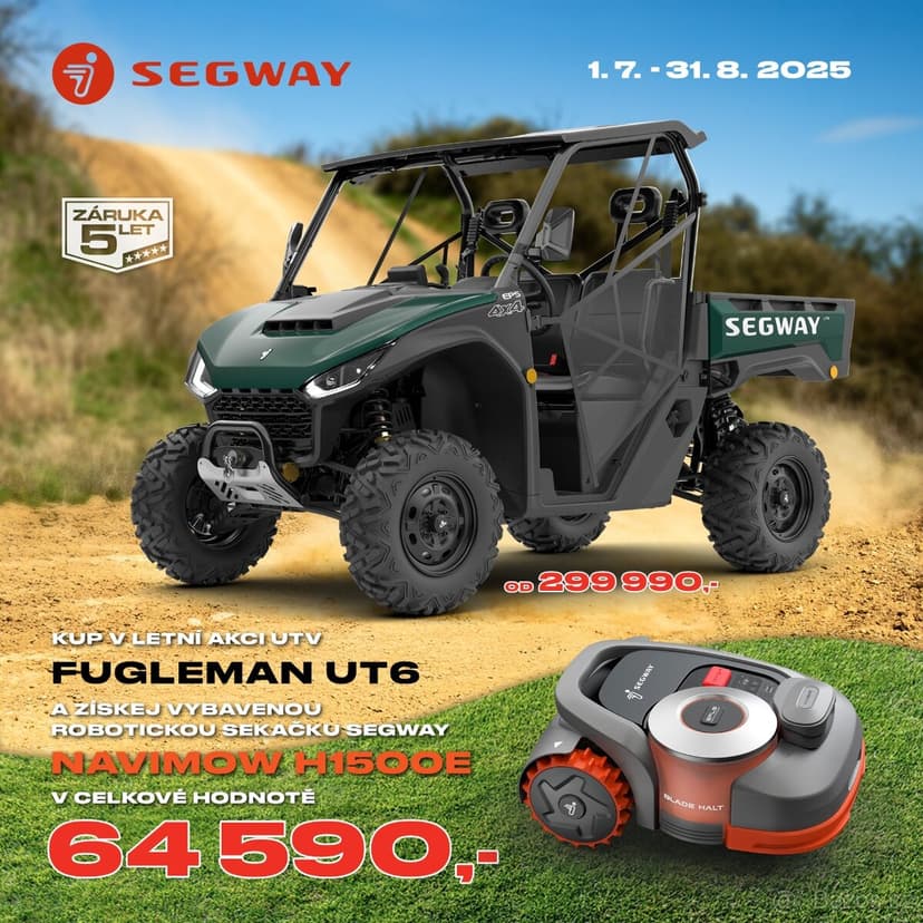 Čtyřkolka Segway UTV Fugleman UT6 AKCE