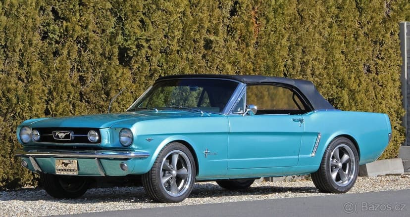 1965 FORD MUSTANG CABRIO V8 4-SPEED MANUAL KRASAVEC