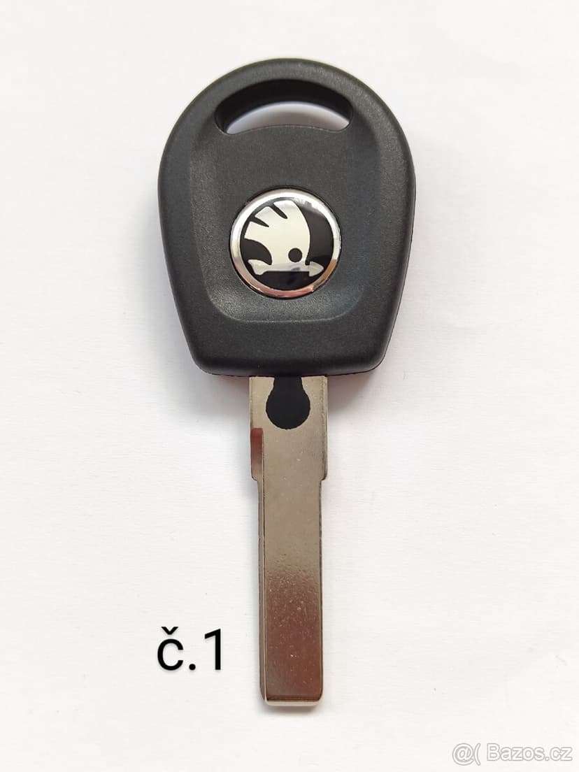 Klíč Škoda Volkswagen Audi Seat HU66 ID48 Klíč = 150kč. Klí