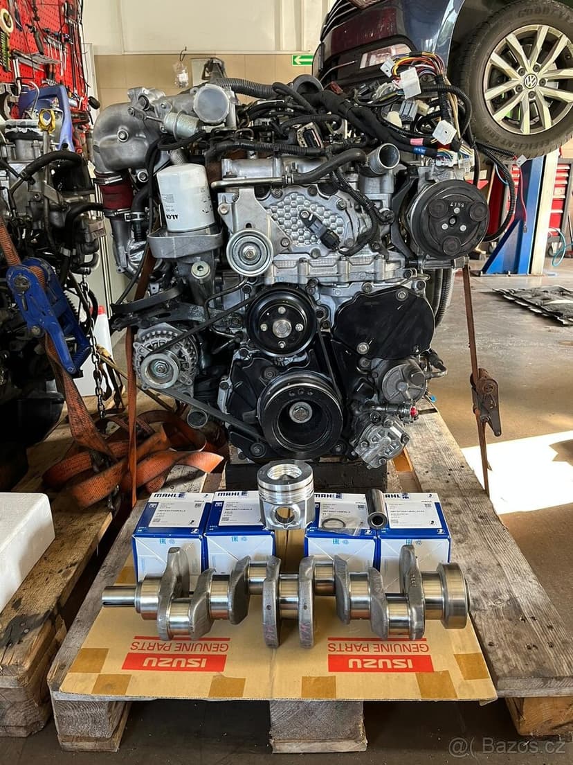 Servis Isuzu, motory 2.5, 3.0 4jj1 4jk1 D-MAX