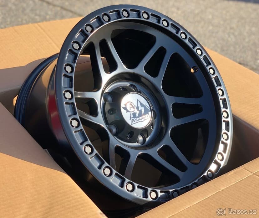 Alu kola 17” vhodné na Jeep Wrangler STAR Black
