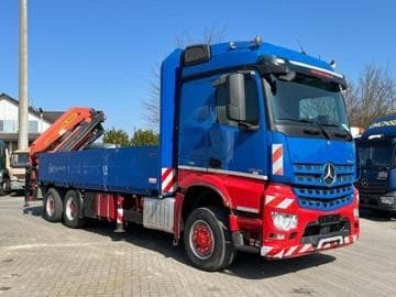 MB Arocs 2545 - 6x4 - HAD-Hydrodrive – Valník + HR-PK 41002