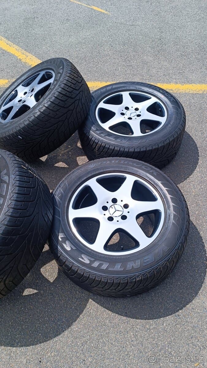 ALkola Mercedes-Benz w163 R17 po renovaci s gumami