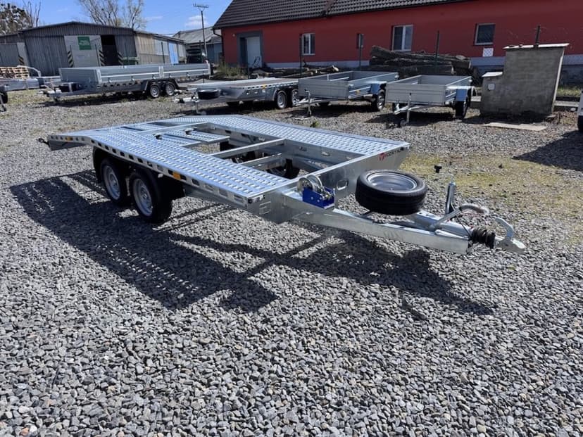 Přívěsný vozík,autopřepravník 410x195cm,2700kg,VDI2700