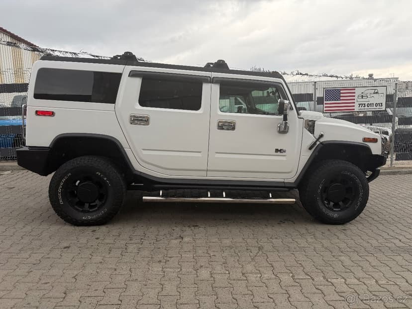 🇺🇸-Hummer H2 6.0 V8 VORTEC-WHITE-CHOME-FUNKCNI STAV-🇺🇸
