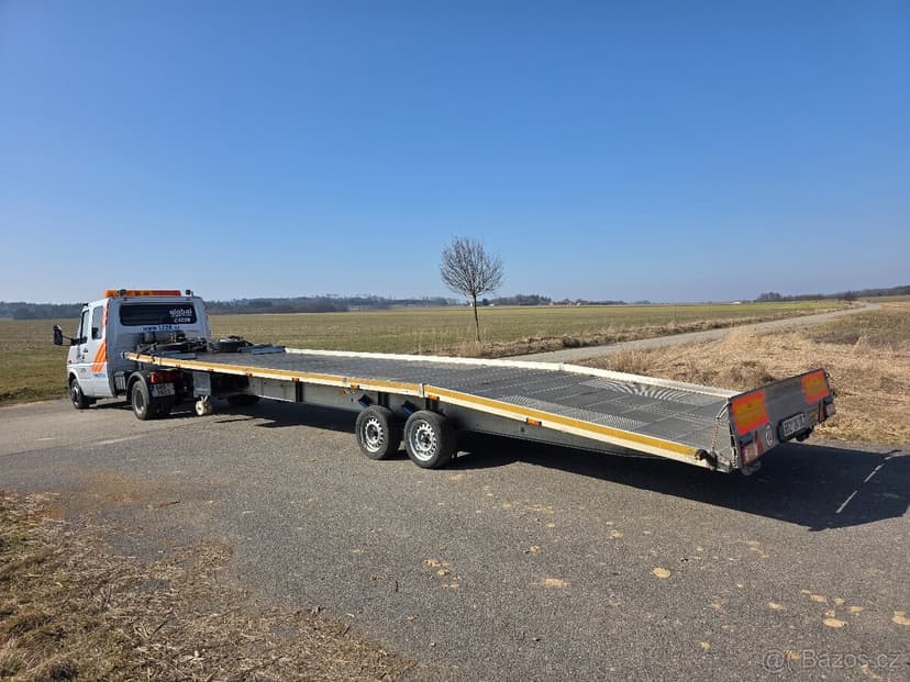 Odtahový speciál Volkswagen LT46 + návěs Baldinger