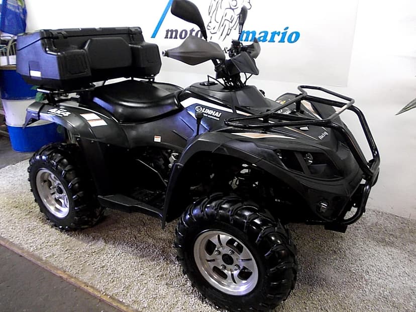 ATV Linhai 400 R jen 1tis.km bílé SPZ Kufr perfektní STAV