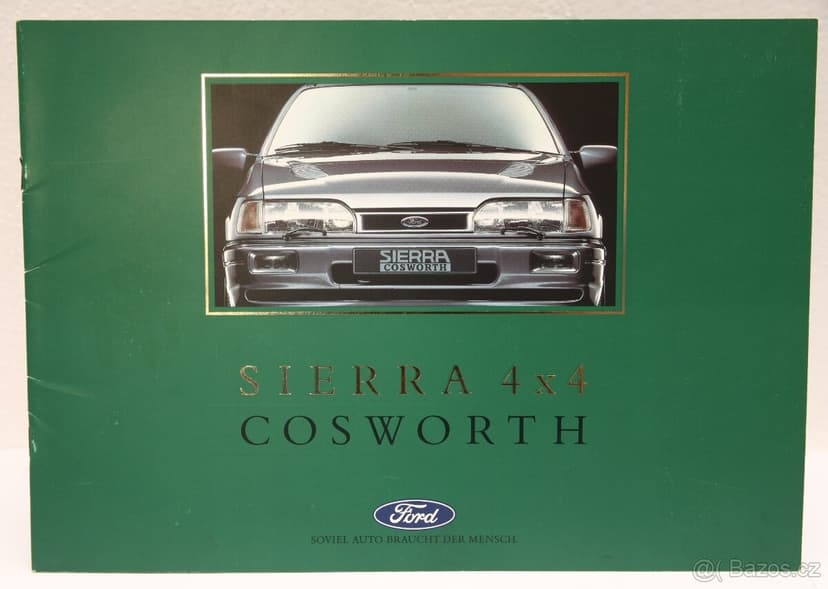 Prospekty Ford Sierra 4x4 Cosworth (1989)