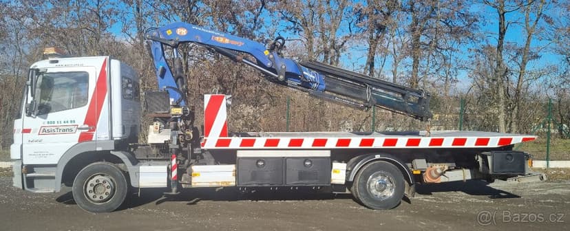 Odtahovka MB Atego s hydraulickou rukou