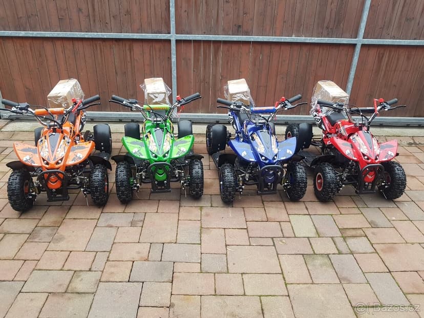 Dětská čtyřkolka Dragon II Sport 49ccm modrá