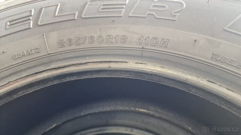 Bridgestone Dueler H/T 265/60r18 z Land Cruiser 150