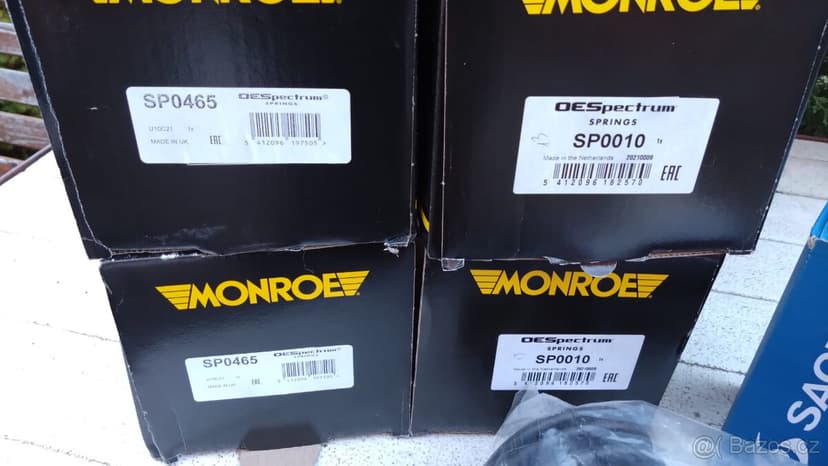 NOVÉ Monroe Pružiny Ford Sierra DOHC+prachovky