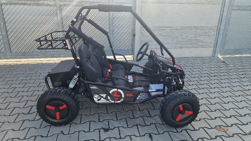 Dětská Bugina akumulátorová ECOBuggy až 2500W 60V 20Ah modrá