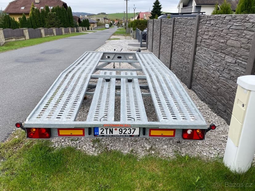 Přívěsný vozík, autopřepravník 410x200cm 2700kg